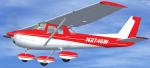 Cessna 152  Red and White Textures